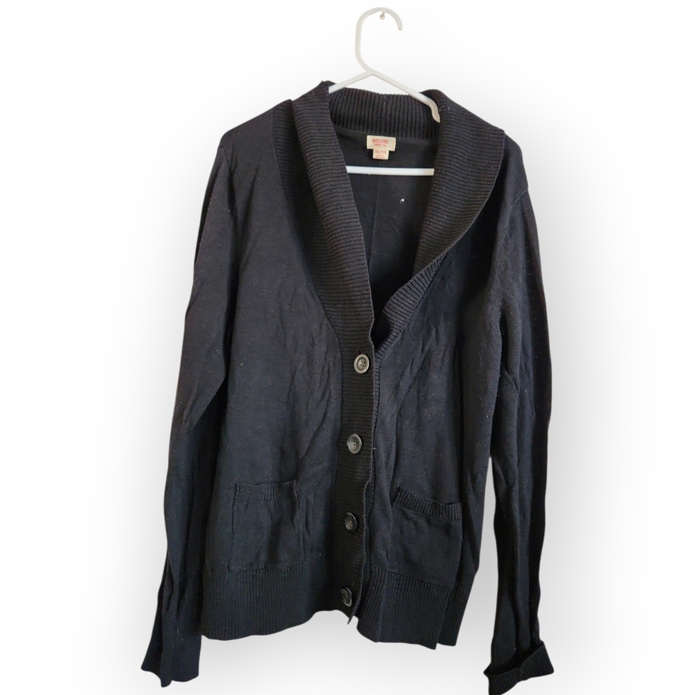 Mossimo Supply Co.  Womens XXL Black Button-Up Cardigan